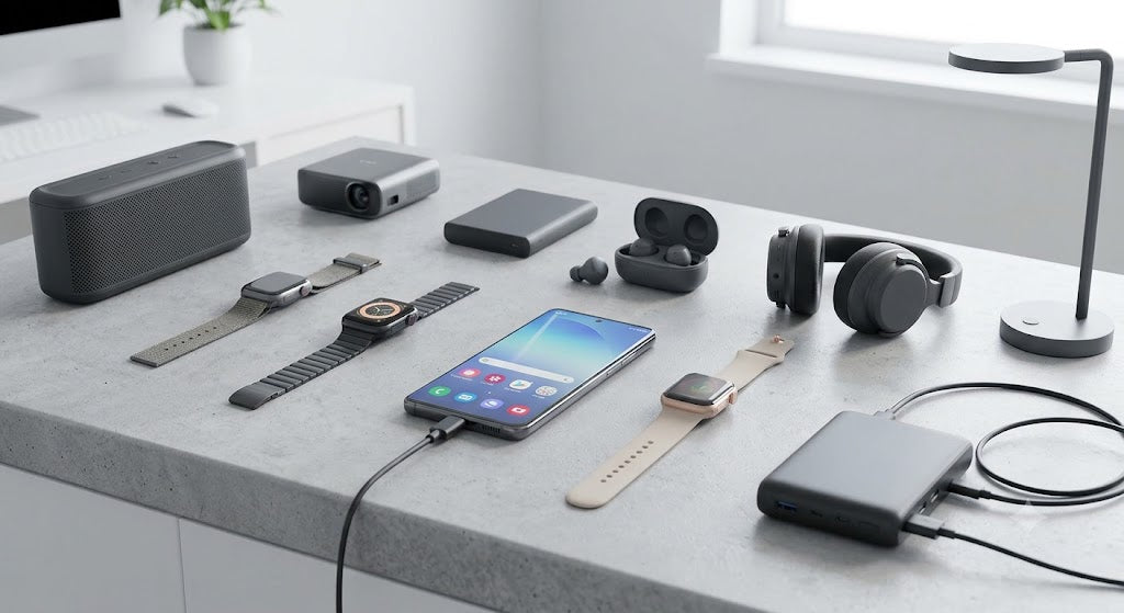 electronic items and tools