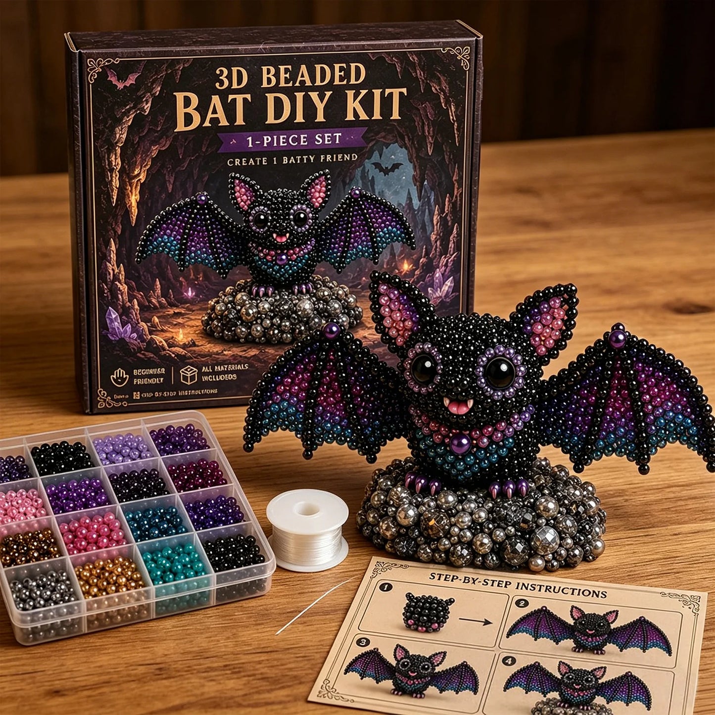 ButterflyBloom™ DIY Kit 🦋✨ — Create Stunning Beaded Butterflies