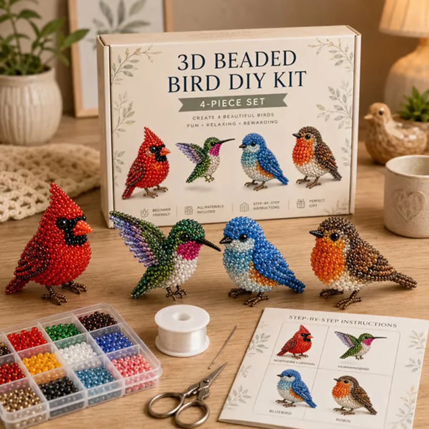 ButterflyBloom™ DIY Kit 🦋✨ — Create Stunning Beaded Butterflies