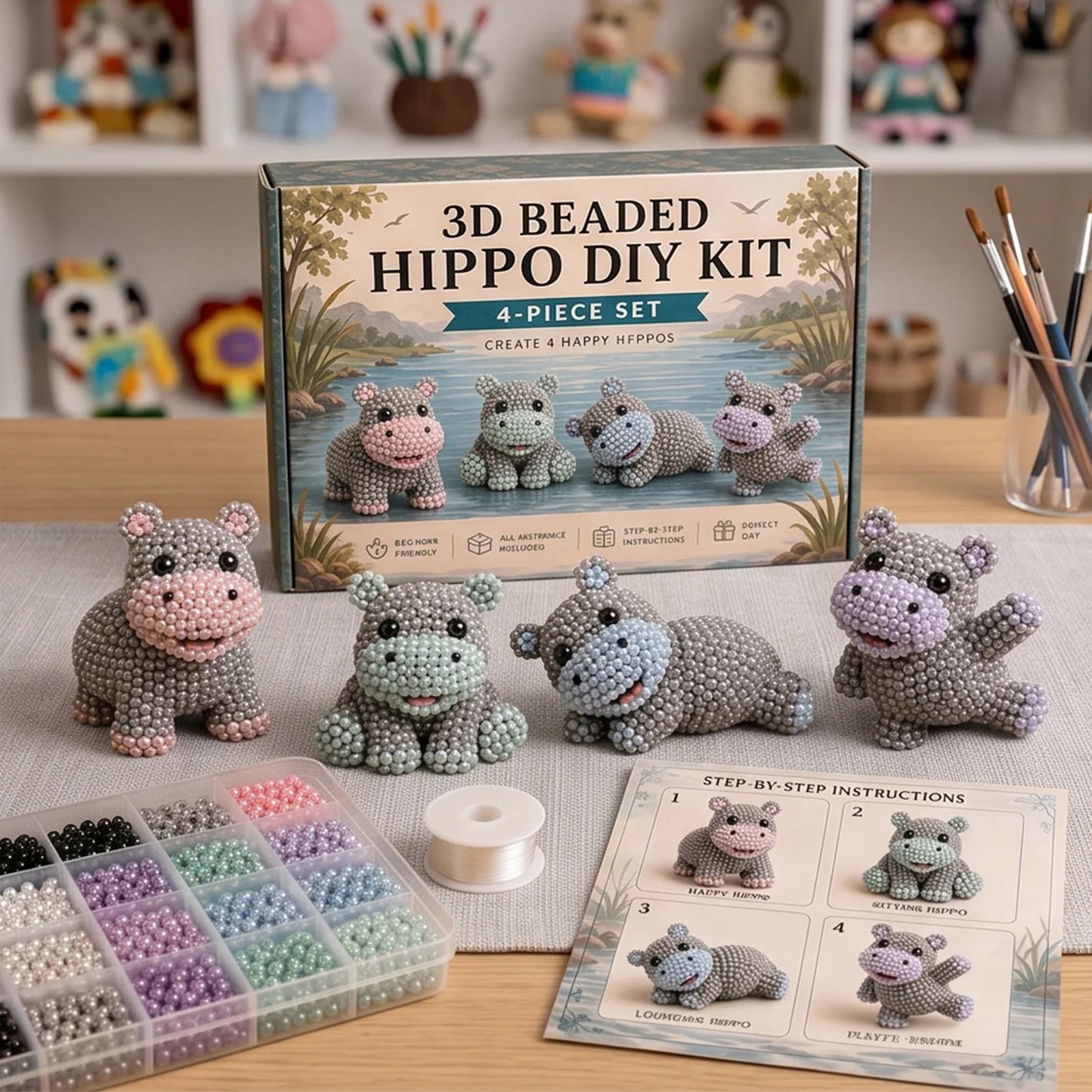ButterflyBloom™ DIY Kit 🦋✨ — Create Stunning Beaded Butterflies
