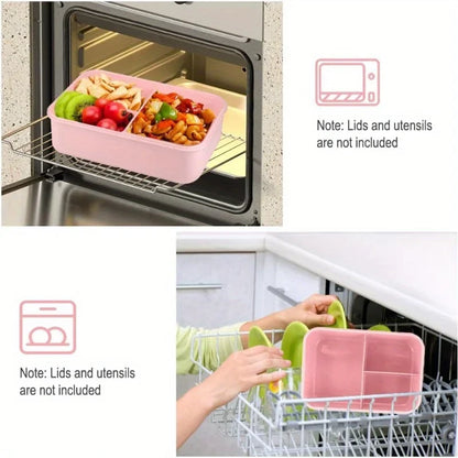1 bento lunch box set with portable compartment design | portable lunch box / student lunch box